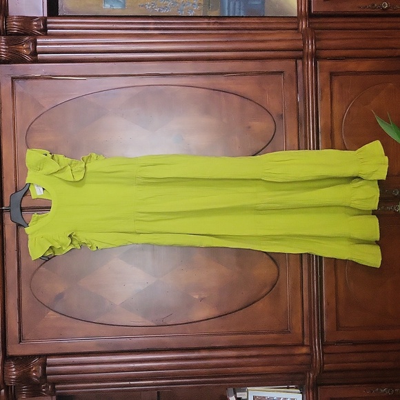 Universal Thread Dresses & Skirts - Universal Threads Neon Yellow  Tiered dress size xs